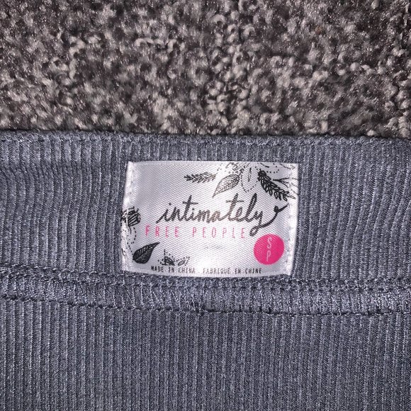 Grey free people mini dress with ties/size small - Picture 2 of 3